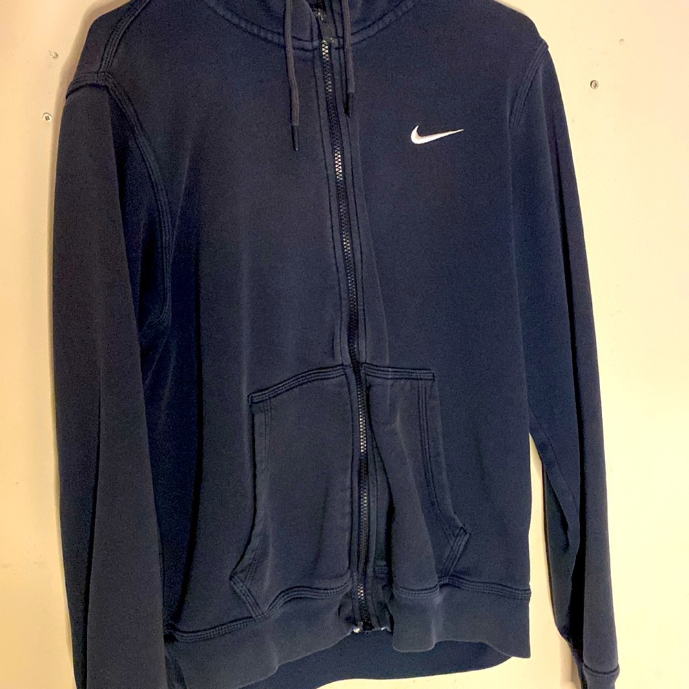 blue nike zip up